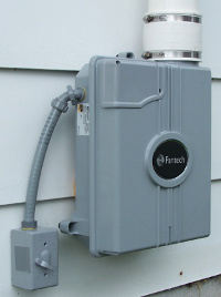 Fantech HP190SL Slimline Outdoor Radon Fan wiring a fantech hp 190slq radon fan 
