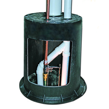 Radon Mitigation System with a Sump Pump