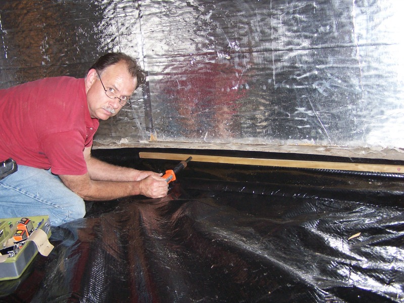 Radon Mitigation Crawlspace Sealing