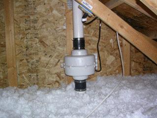 radon attic fan