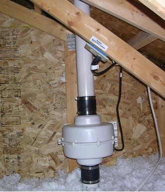 radon mitigation system photo